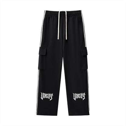 VENGIFY SIDE STRIPE STRAIGHT-LEG PANTS
