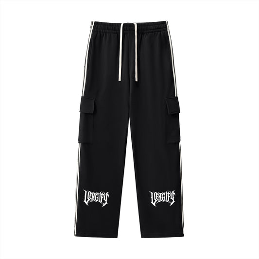 VENGIFY SIDE STRIPE STRAIGHT-LEG PANTS