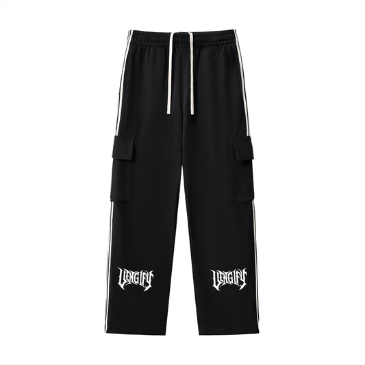 VENGIFY SIDE STRIPE STRAIGHT-LEG PANTS
