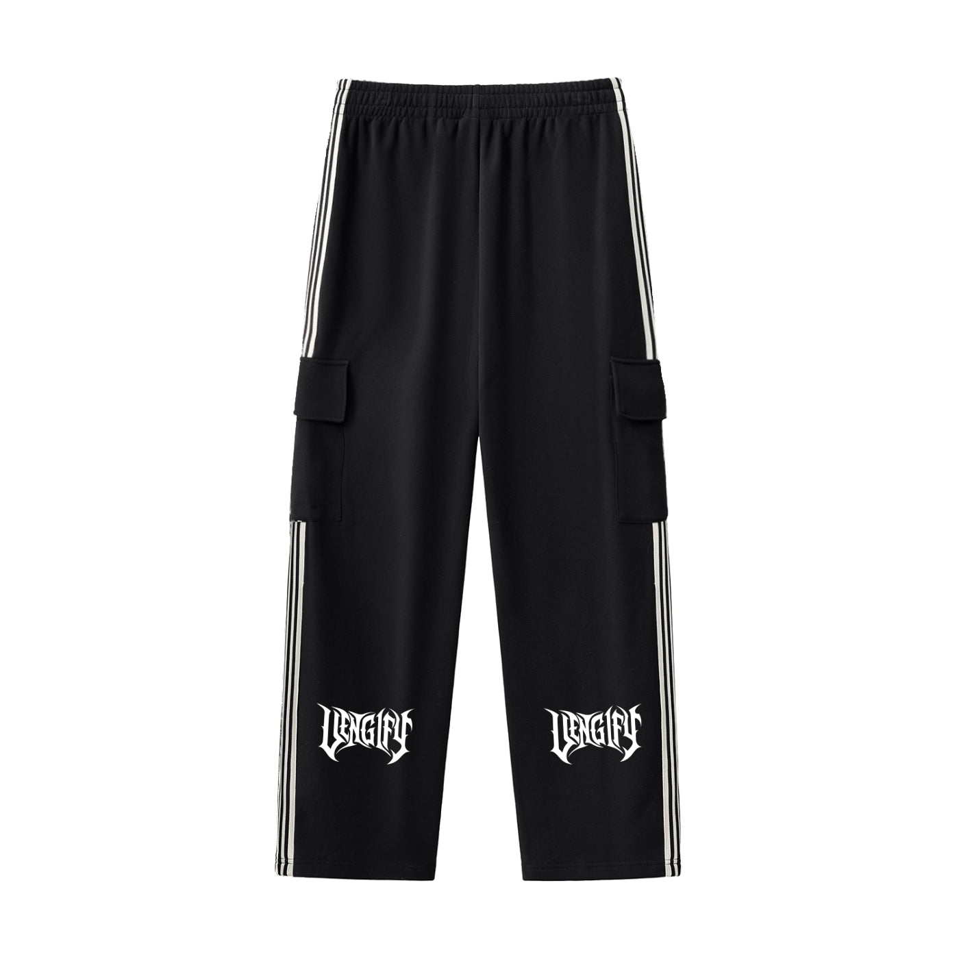 VENGIFY SIDE STRIPE STRAIGHT-LEG PANTS