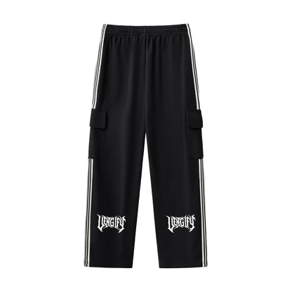 VENGIFY SIDE STRIPE STRAIGHT-LEG PANTS