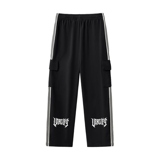 VENGIFY SIDE STRIPE STRAIGHT-LEG PANTS