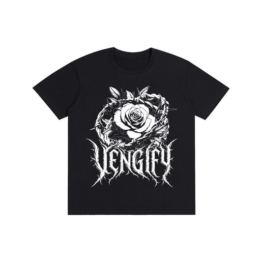 VENGIFY (ROSE COLLECTION) FRONT PRINT COTTON TEE